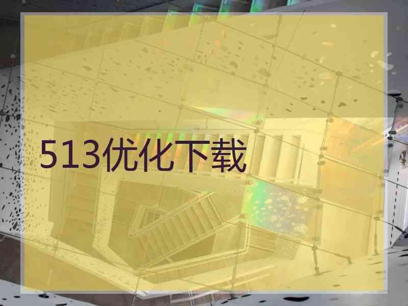 513优化下载